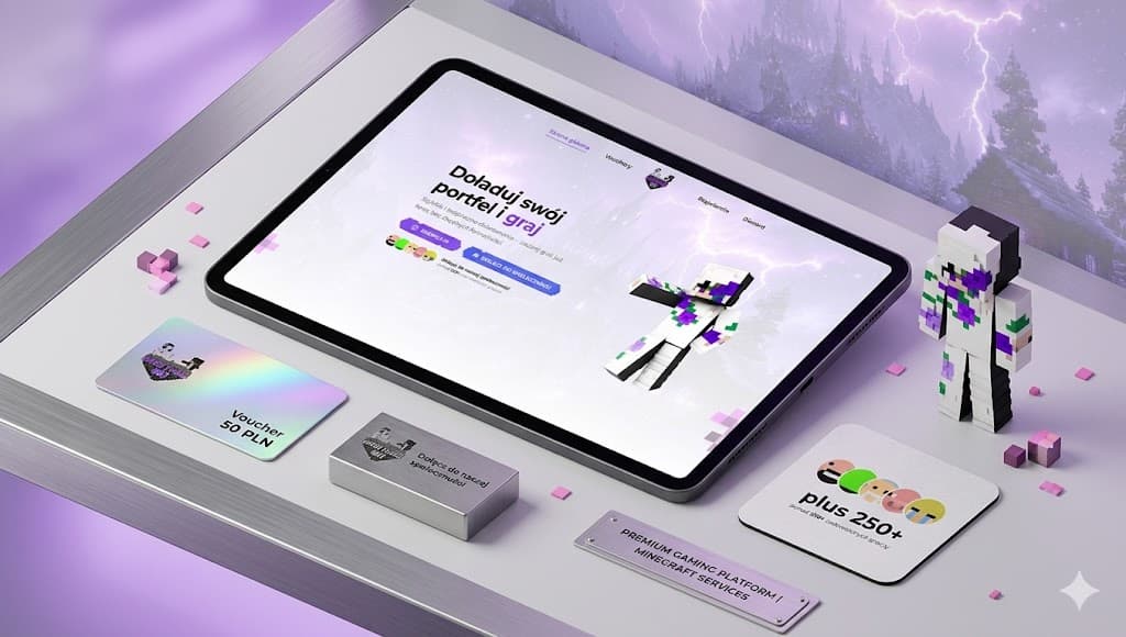Strona Internetowa dla serwera minecraft kraftersi.net